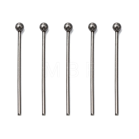 Non-Tarnish 304 Stainless Steel Ball Head pins X-STAS-R015-20mm-1