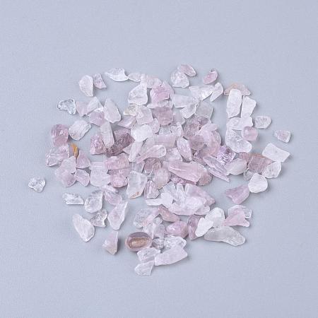 Natural Madagascar Rose Quartz Chip Beads G-O103-12-1