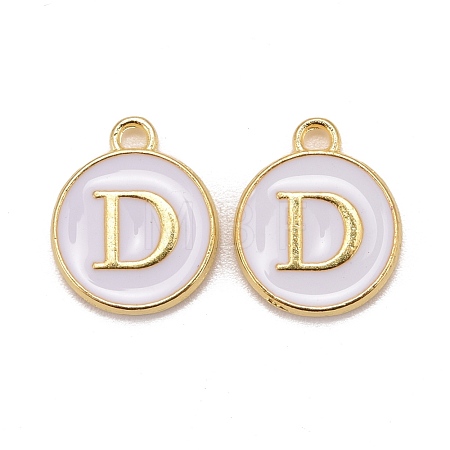 Golden Plated Alloy Charms X-ENAM-S118-01D-1
