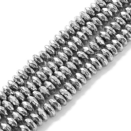 Electroplate Non-magnetic Synthetic Hematite Beads Strands G-J160-D-01-1