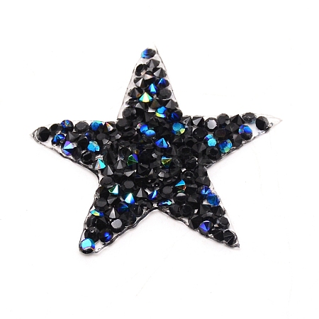 Star Glitter Hotfix Rhinestone DIY-WH0301-92A-01-1