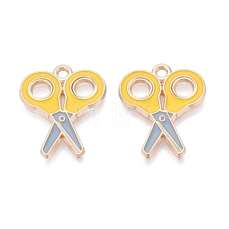 Alloy Enamel Pendants ENAM-Q004-01KCG-07-1
