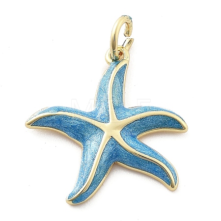 Brass Enamel Pendants LS-KK-Q029-04G-04-1