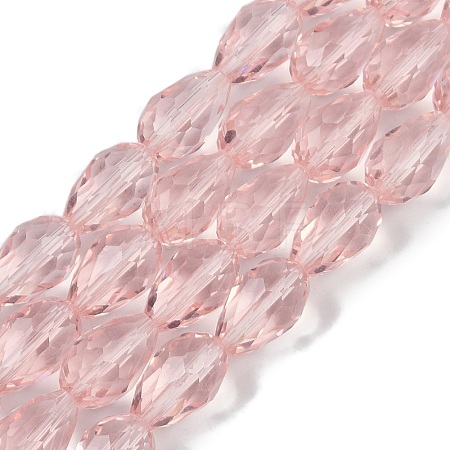 Transparent Glass Beads Strands EGLA-N013-T6mm-D18-1
