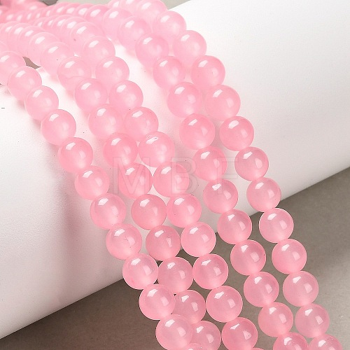 Natural & Dyed Malaysia Jade Bead Strands G-A146-6mm-A08-1