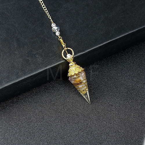 Resin Cone Dowsing Pendulums PW-WGC05D6-20-1