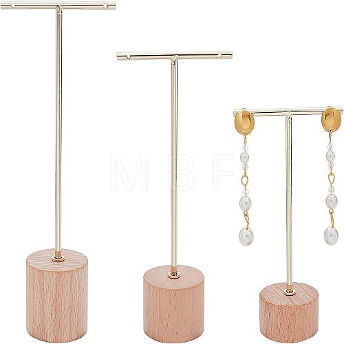 Iron Earring Display Stands EDIS-WH0007-04-1