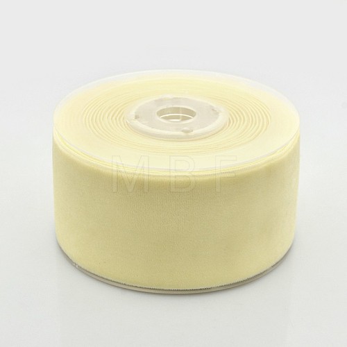 Polyester Velvet Ribbon for Gift Packing and Festival Decoration SRIB-M001-50mm-028-1