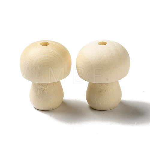 Natural Wood Beads WOOD-Q048-02A-1