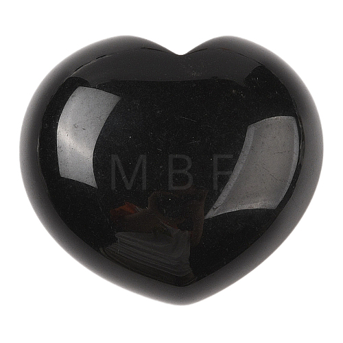 Natural Obsidian Thumb Massage Stone G-I367-06E-1