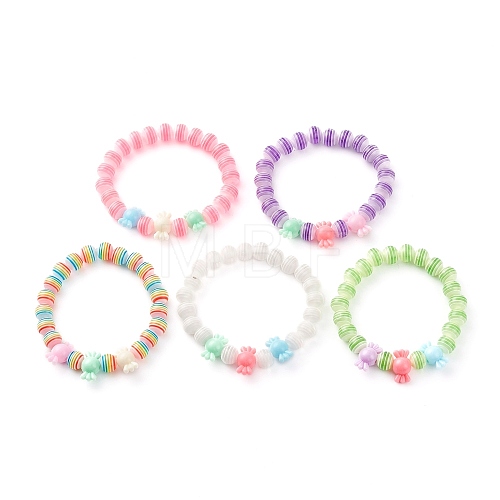 Stretch Kids Bracelets BJEW-JB06309-1