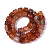Natural Red Agate Beads Strands G-N353-06A-05-3