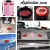 Heart Shape Glass Rhinestone Car Stickers RB-FH0001-002-7