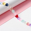 Transparent Glass Beads Strand GLAA-F112-03H-2