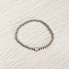 304 Stainless Steel Beads Stretch Bracelets for Women FS-WGC4F34-13-1