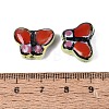 Hand Painted Butterfly Porcelain Beads PORC-Q006-05C-3