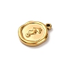 304 Stainless Steel Pendants STAS-I348-02G-03-2