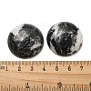 Natural Black Zebra Jasper Cabochons G-C115-02B-19-3