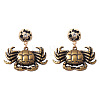 Punk Halloween Zinc Alloy Enemal Stud Dangle Earrings for Women WG4F29B-01-1
