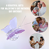 1Pc Glass Crytsal Butterfly Display Decorations LAMP-CN0001-01A-5