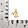 Brass Glass Pendants KK-P340-55G-3