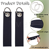 30Pcs Non-Woven Fabric Keychains KEYC-SP0001-64A-5