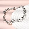 304 Stainless Steel Cable Chains Bracelet & Necklace Jewelry Sets SJEW-L199-11P-3