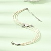 Polyester Multi-Strand Bracelets FB-CBA983F-02P-3