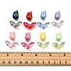 48Pcs 2 Styles UV Plated Acrylic Beads SACR-FS0001-37-5