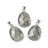 Natural Labradorite Pendants G-H086-01P-05-1