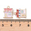 Alloy Enamel Pendants ENAM-A012-14G-4