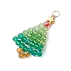 Christmas Theme Glass Pendants PALLOY-JF02890-3