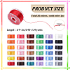 36 Rolls Polyester Embroidery Thread Set with Storage Box DIY-WH0622-721-2