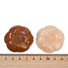 Natural Rhodochrosite/Natural Red Aventurine/Natural White Jade/Natural Yellow Aventurine Carved Beads G-G202-03-3
