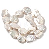 Natural Baroque Pearl Keshi Pearl Beads Strands PEAR-E016-013-2