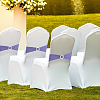 Polyester Stretch Chair Sashes Bows for Wedding Reception AJEW-WH0041-20-3