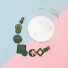 Wooden Leaf Bib Necklaces for Women WGDCD8F-01-1