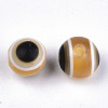 Round Evil Eye Resin Beads RESI-R159-8mm-13-3