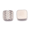 Tarnish Resistant 304 Stainless Steel Cabochons STAS-H109-01P-2