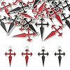 20Pcs 2 Colors Alloy Enamel Pendants FIND-YW0012-42-1