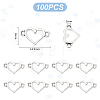 100Pcs Alloy Hollow Connector Charms FIND-UN0016-41-3