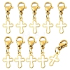 10Pcs Brass Pendant Decorations HJEW-YW00443-1