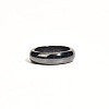 Dyed & Heated Black Agate Finger Rings IK0879-3-1