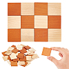 48Pcs Mini Wood Floor FIND-WH0420-154-1