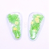 Plastic with Resin and Polymer Clay Accessories RESI-CJC0007-32H-1