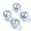 ABS Plastic Imitation Pearl Beads PACR-N013-01B-01-2
