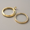 Alloy Crystal Rhinestone Locket Pendants FIND-WH0061-78G-3