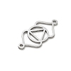 Chakra 304 Stainless Steel Connector Charms SA-CBA28C1-01G-P-2