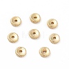 Rack Plating Alloy Beads PALLOY-D004-15LG-1