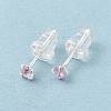 Cubic Zirconia Diamond Stud Earrings STER-M105-01A-S-1